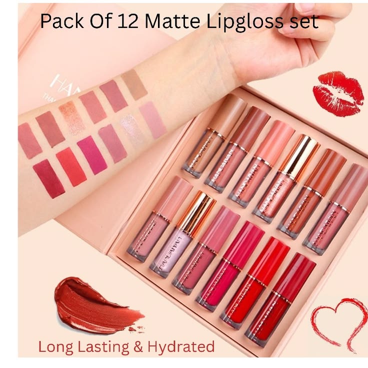 Mocallure 12 Piece Lip Gloss Collection Set