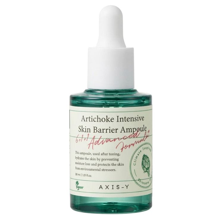 AXIS-Y Artichoke Intensive Skin Barrier Ampoule – Made in Korea Soothing & Hydrating Skincare Solution