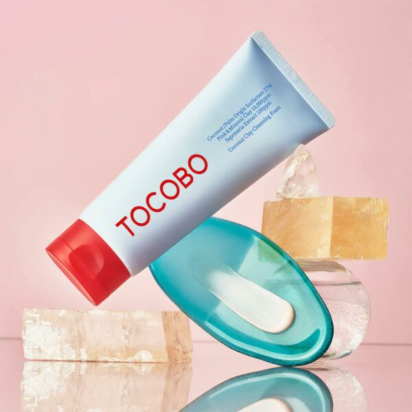 TOCOBO Clay Cleansing Foam & Cleansing Oil Set – Made in Korea Double Cleansing Solution