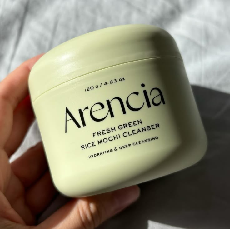 Arenica Fresh Green Rice Mochi Cleanser – Made in Korea Gentle & Nourishing Face Cleanser