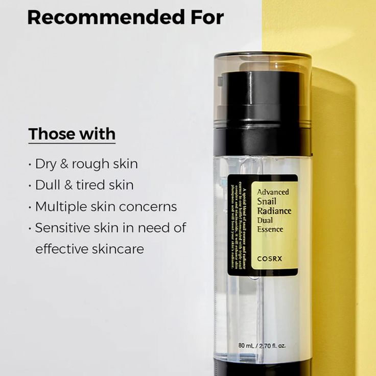 COSRX Advanced Snail Radiance Dual Essence 80ml – Hydration & Skin Brightening Care
