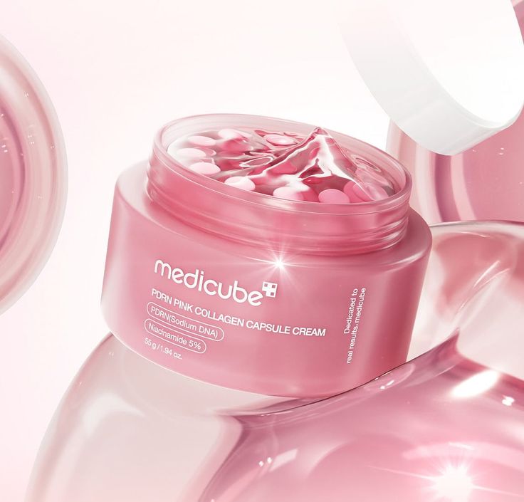 Medicube PDRN Pink Collagen Capsule Cream – Made in Korea Brightening & Firming Skincare