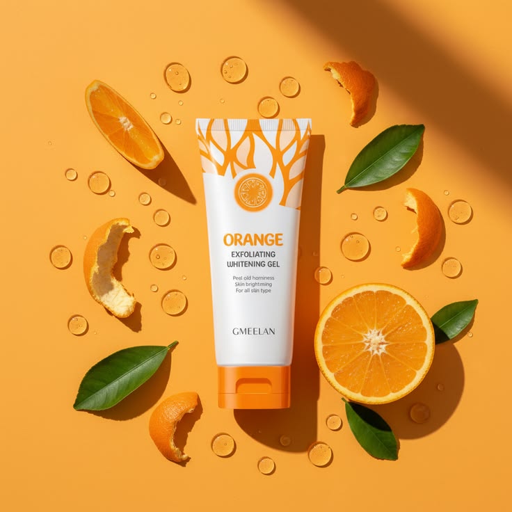 Pouqur Exfoliating Gel Orange Enzyme 100mg – Made in PRC Gentle Skin Exfoliation