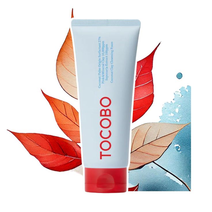 TOCOBO Clay Cleansing Foam & Cleansing Oil Set – Made in Korea Double Cleansing Solution