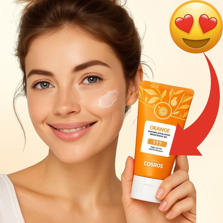 Pouqur Exfoliating Gel Orange Enzyme 100mg – Made in PRC Gentle Skin Exfoliation