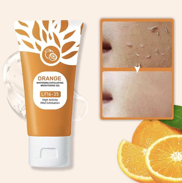Pouqur Exfoliating Gel Orange Enzyme 100mg – Made in PRC Gentle Skin Exfoliation