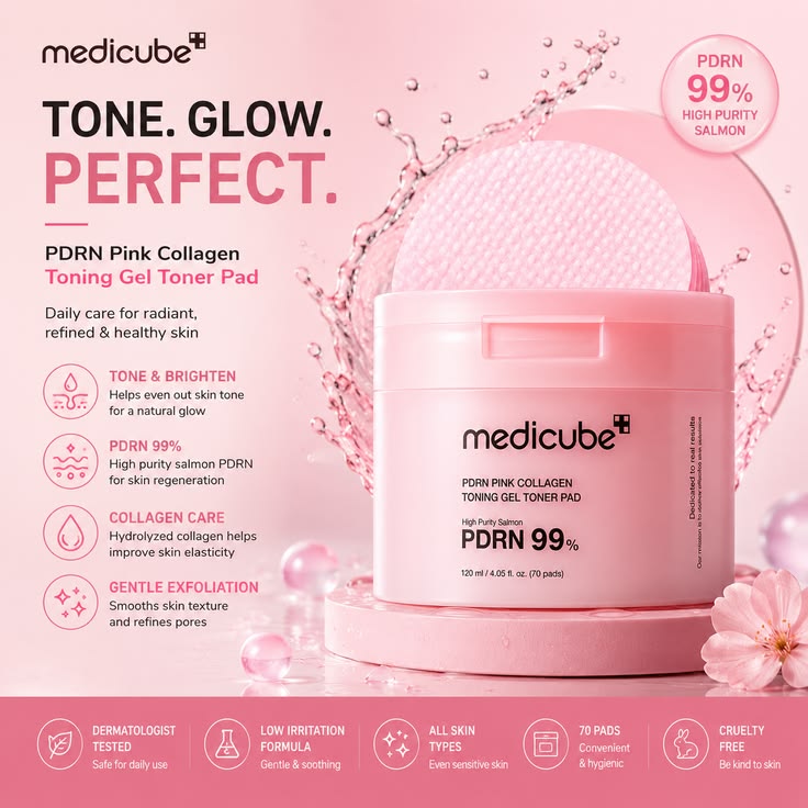 Medicube PDRN Pink Collagen Capsule Cream – Made in Korea Brightening & Firming Skincare