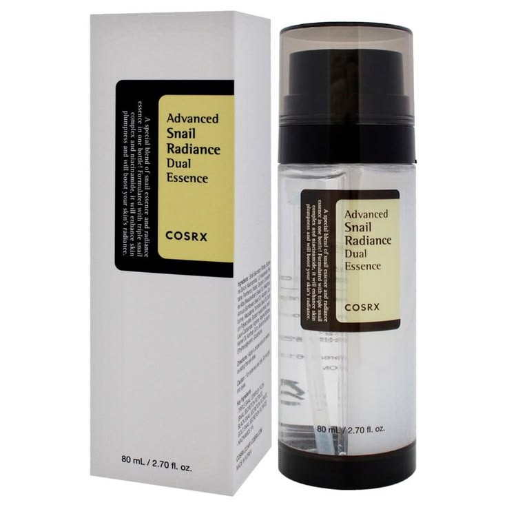 COSRX Advanced Snail Radiance Dual Essence 80ml – Hydration & Skin Brightening Care