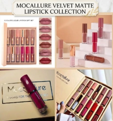 Mocallure Lipstick Full Set 12 PCS – Complete Collection of Stunning Shades