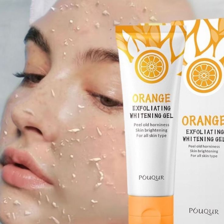 Pouqur Exfoliating Gel Orange Enzyme 100mg – Made in PRC Gentle Skin Exfoliation