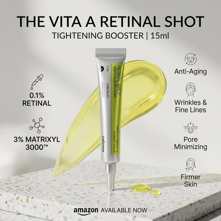 Celimax Vita A Retinal Shot – Made in Korea Anti-Aging & Skin Renewal Treatment