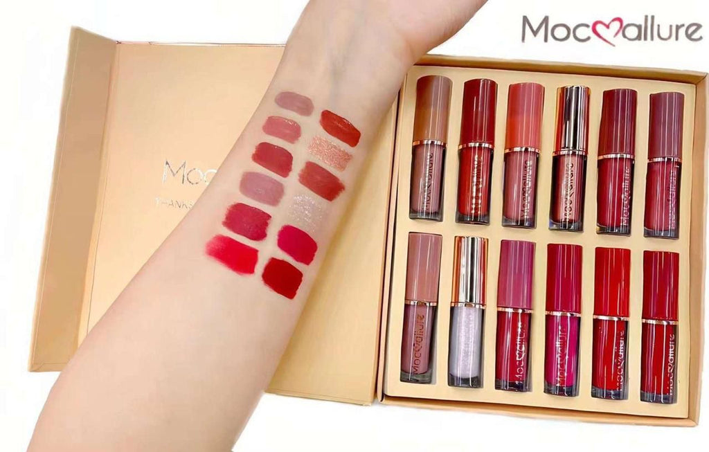 Mocallure Lipstick Full Set 12 PCS – Complete Collection of Stunning Shades