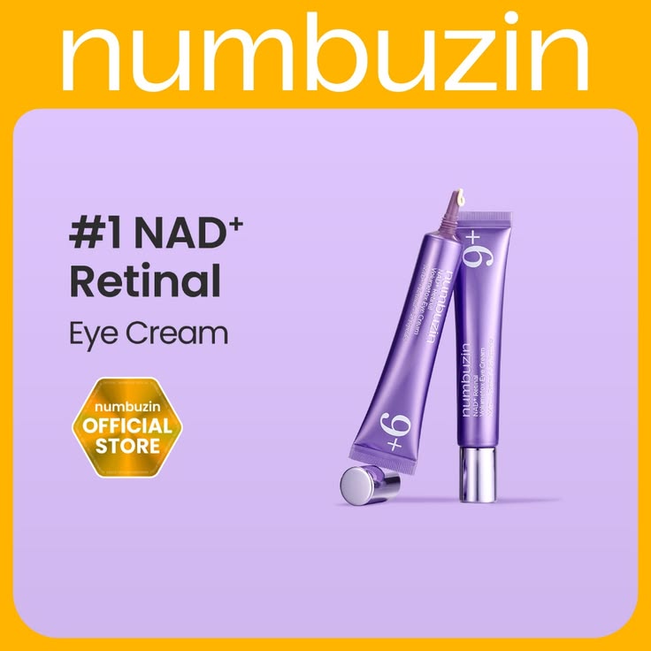 Numbuzin No.9 NAD+ Retinol Volumetox Eye Cream 10ml – Anti-Aging Eye Care Solution