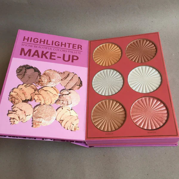 Mocallure Gorgeous 6 in 1 Palette Notebook – Complete Makeup Palette for Every Look